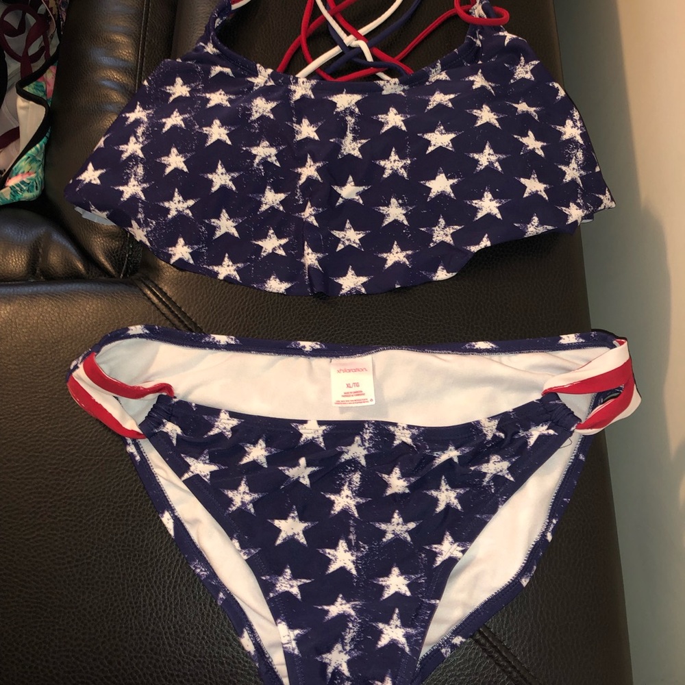 American flag bikini